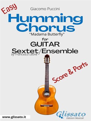 cover image of Humming Chorus-- Guitar sextet/ensemble score & parts